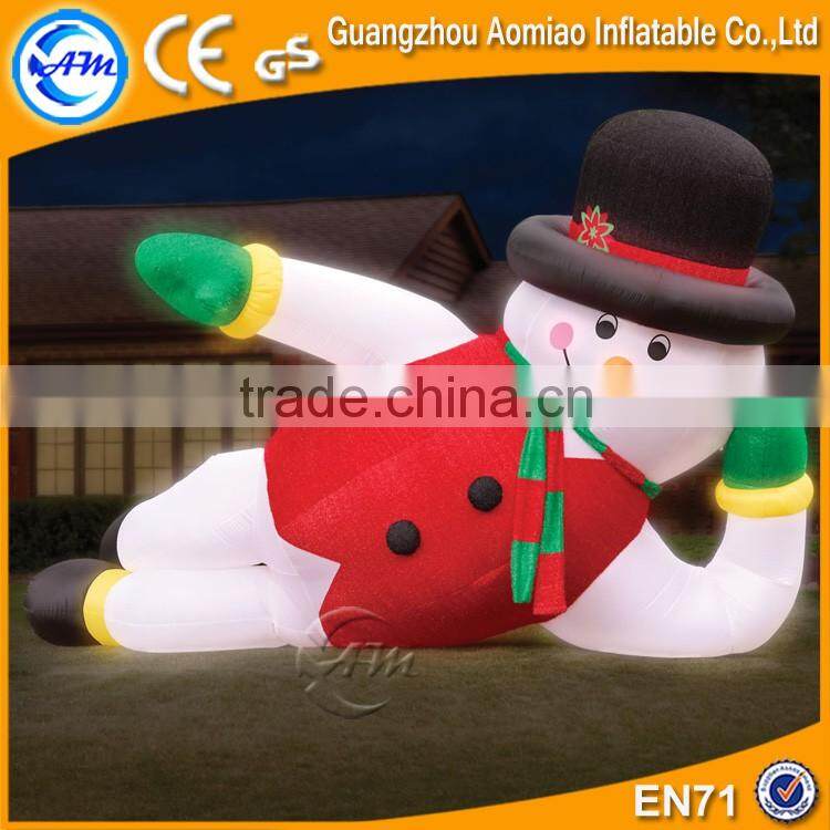 Outdoor inflatable yard decorations christmas 5m inflatable santa clause