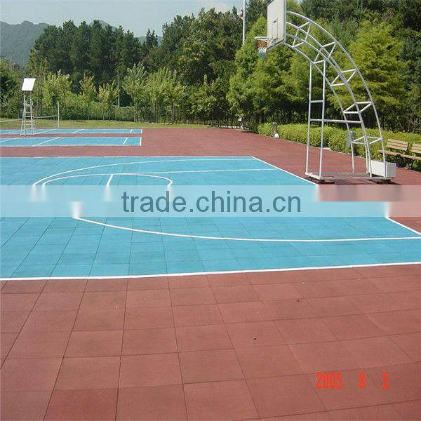 badminton court rubber flooring (EN1177, IOS9001:2000, SGS )