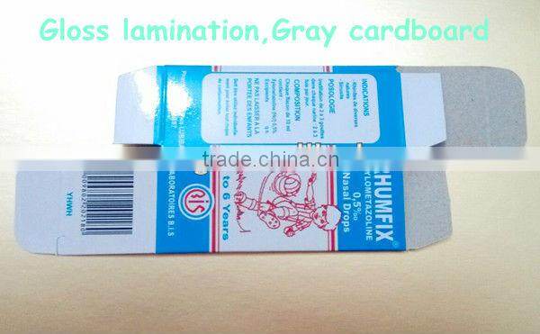 gray cardboard paper packaging boxes custom logo