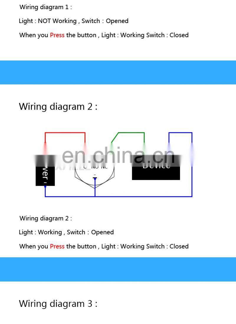22mm Waterproof Metal Push Button Switch Momentary Latching LED Light Lamp Illumination 3-48V 100V 220V Car Auto Engine PC Start