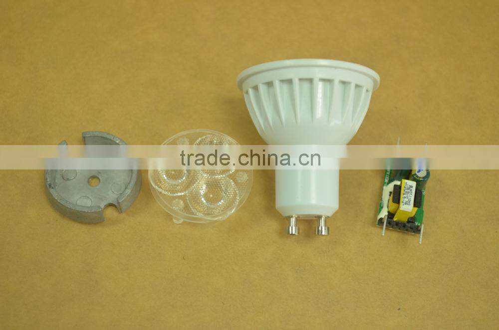Most popular led GU10 spotlight aluminum circular heat sink