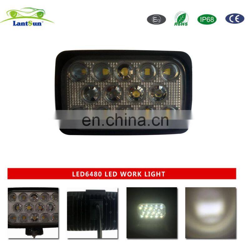 70w led working lights hi-low beam led lamp led lights for car LED6480