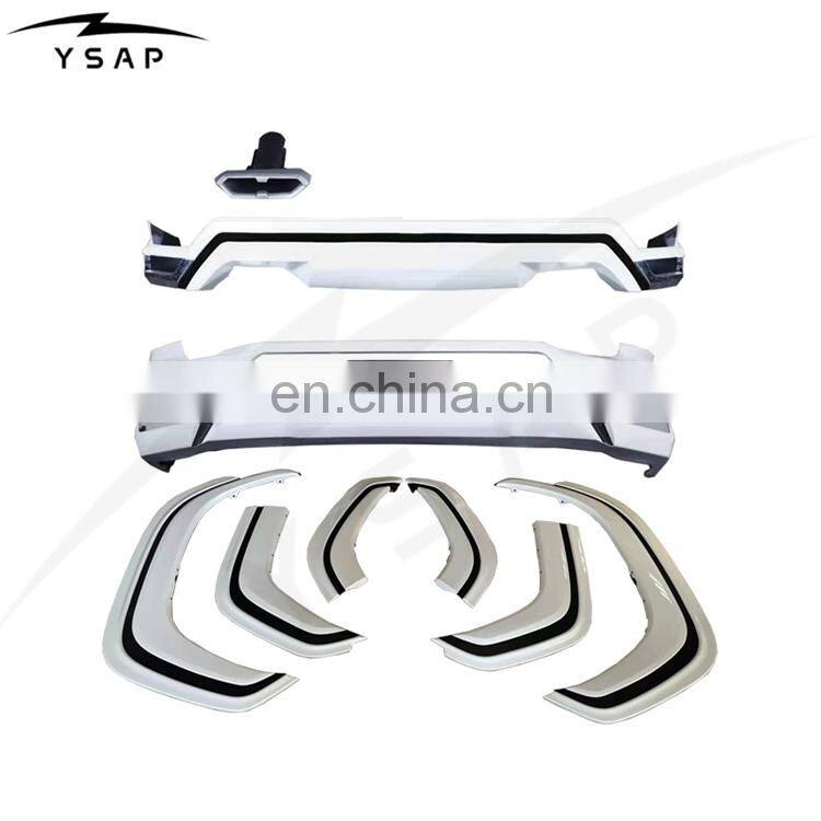 Good quality facelift spare parts Exhaust Pipe upgrade to 2022 LC300 M body kit