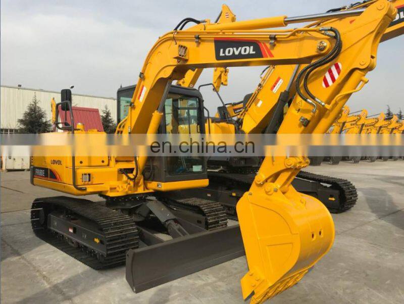 LOVOL 8t hydraulic excavator FR80E with 0.32m3 bucket for sale