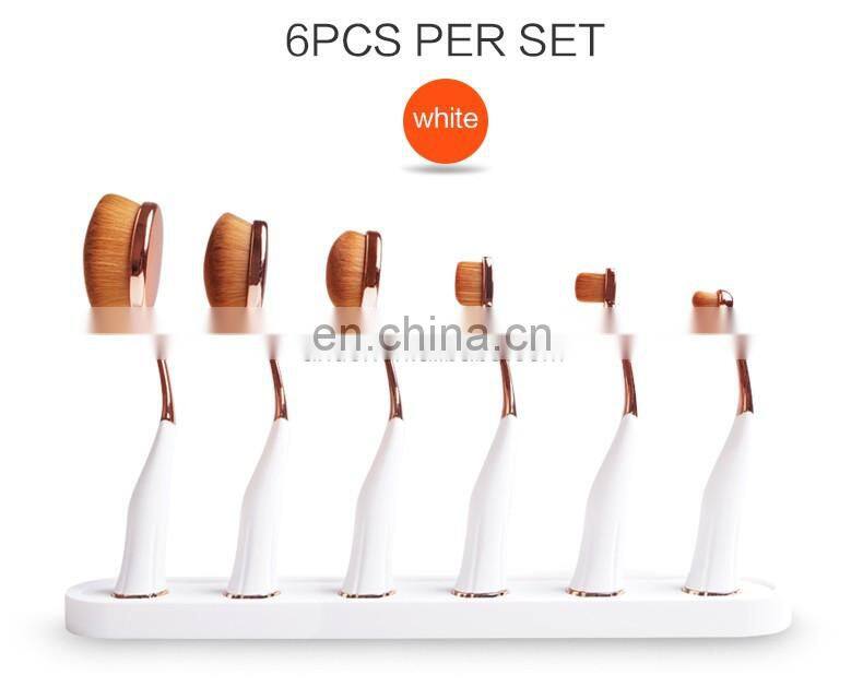 6pcs Magnetic Stand Cosmetic Makeup Brush sets