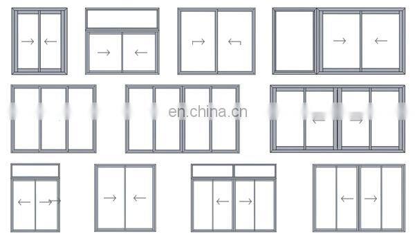 PVC house window plastic home windows