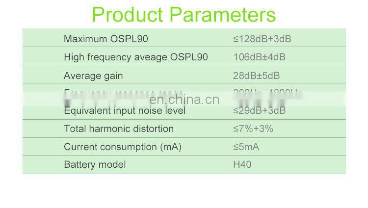 Micro rechargeable cic hearing aid with charger