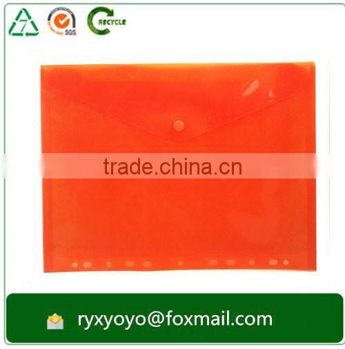 a4 size waterproof hard plastic clear document carrying file bag