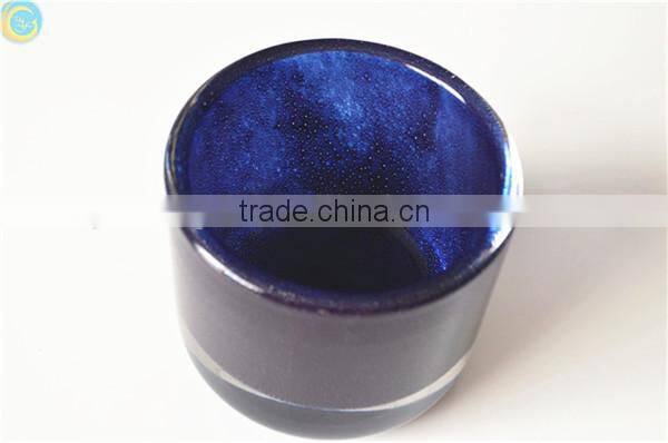 dark blue glass coffee cup for bar or home decoration etc.