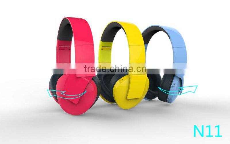 New Creational Design Bluetooth Headphones Gblue N11