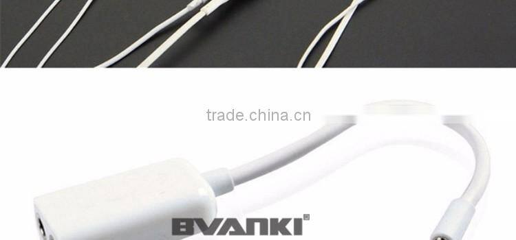 2016 best selling products 3 Ring Male To 2 3.5mm Female TRRS AUX Audio Adapter Cable for mobile phone alibaba express
