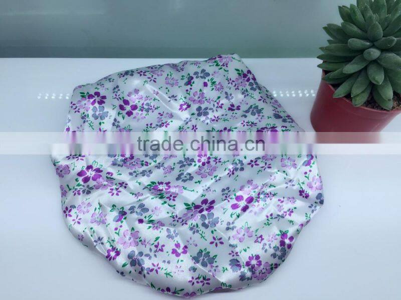 printed shower cap