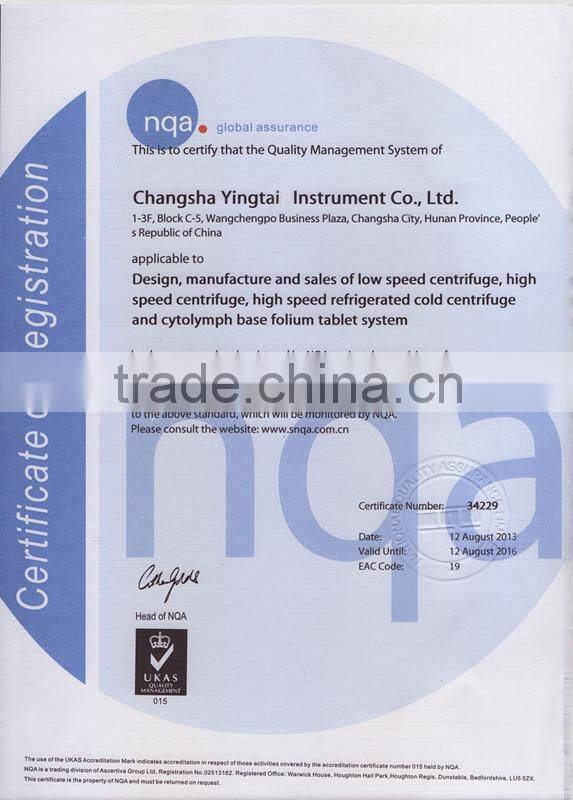 Popular prp centrifuge prp kit with CE approval