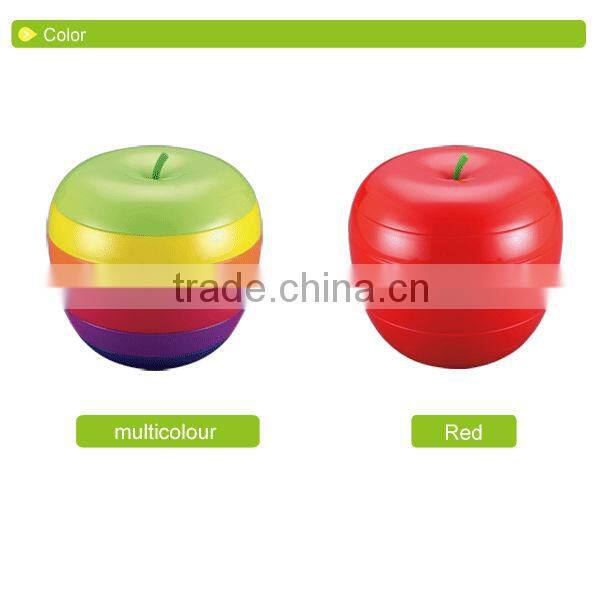 D650 Colorful Apple Cheap Plastic Dish Plastic Dishes Melamine Dish Set