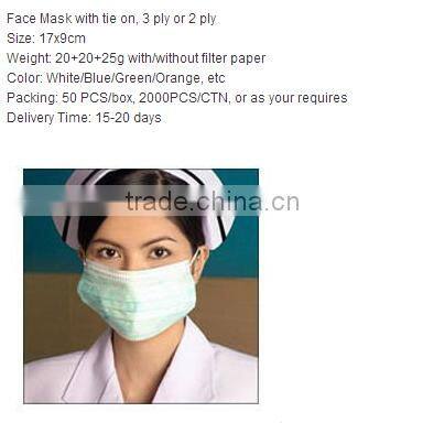 disposable 4-ply active carbon dust mask pollution