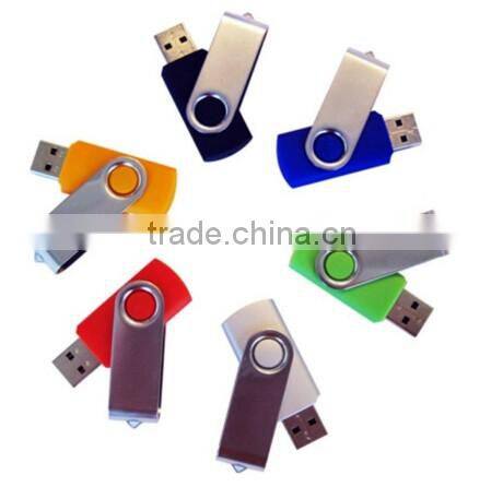 2015 christmas gift colorful swivel usb flash disk usb disk from ZYHT