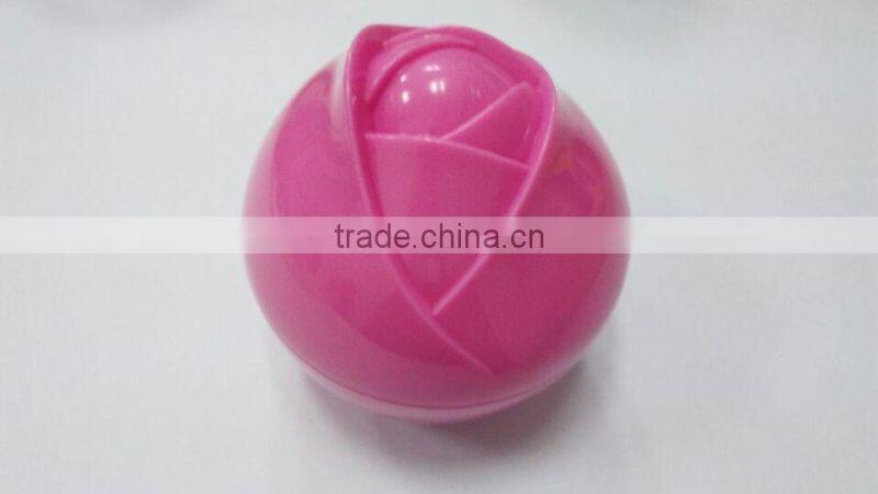 New design rose shape lipgloss lipbalm for girls