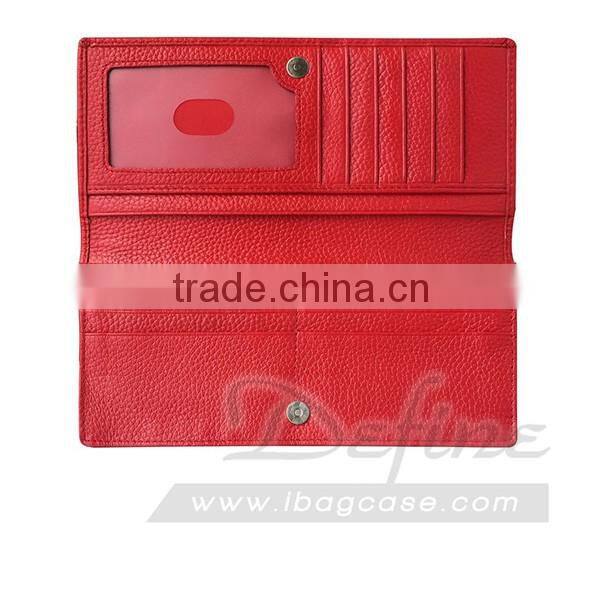 Credit Card Holder Promotion RFID blocking Genuine Leather Wallet