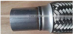 43mm ID Car exhaust system accessory flexible pipe with interlock