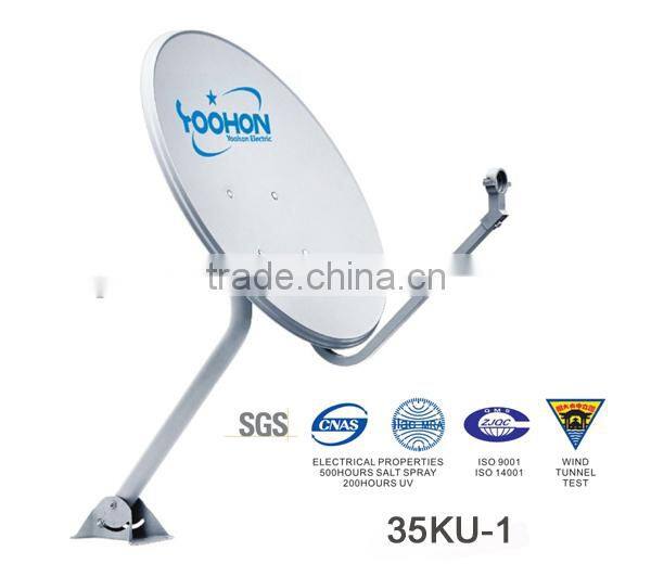 Ku-band 35cm offset dish Small satellite dish antenna