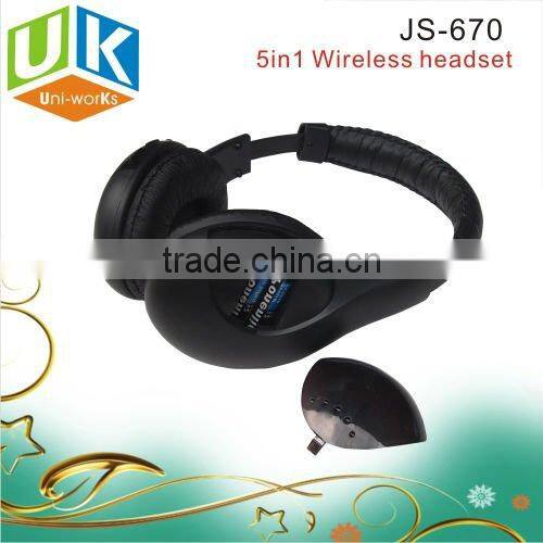 computer stereo wireless headset