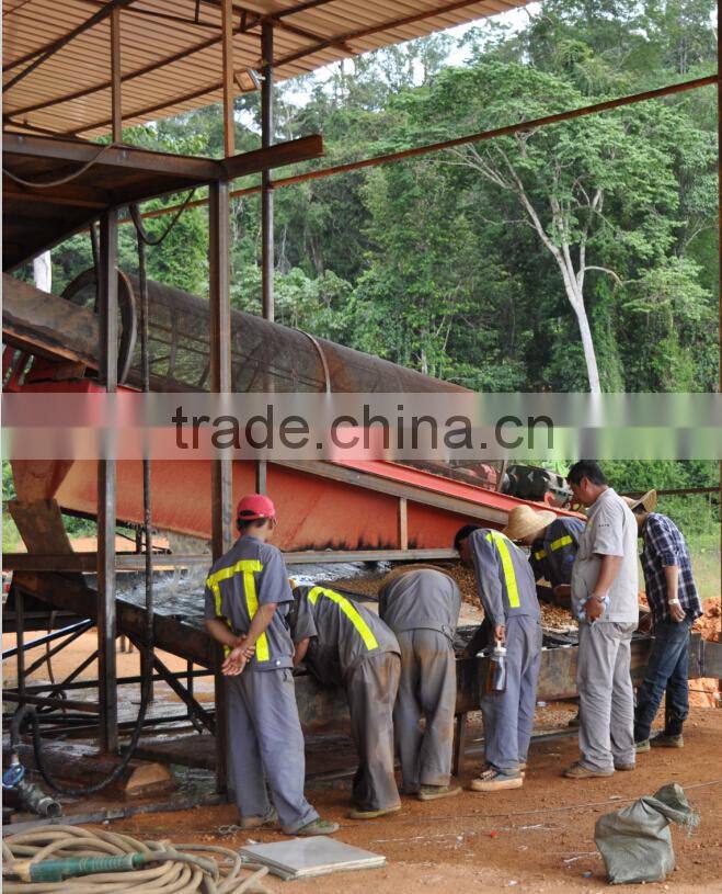 Small Gold Washing Plant Mobile Gold Trommel