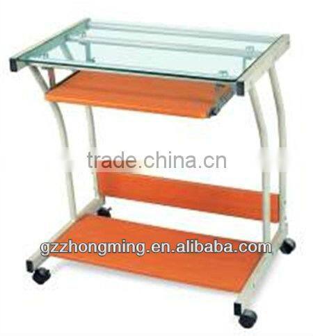 Modern Glass-wood Home Computer Table Computer Furniture WY-7003