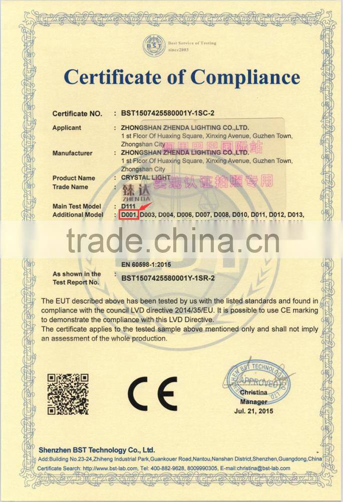 wholesales contemporary crystal lighting ceiling lights led for home