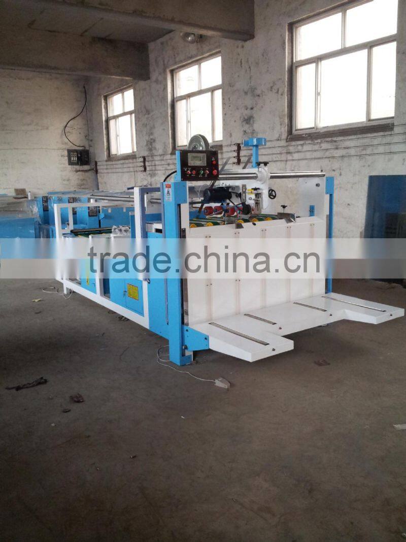 carton box folder gluing machine