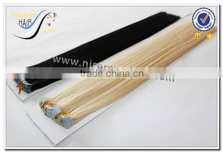 100% human hair braiding hair tape hair extensions european remy
