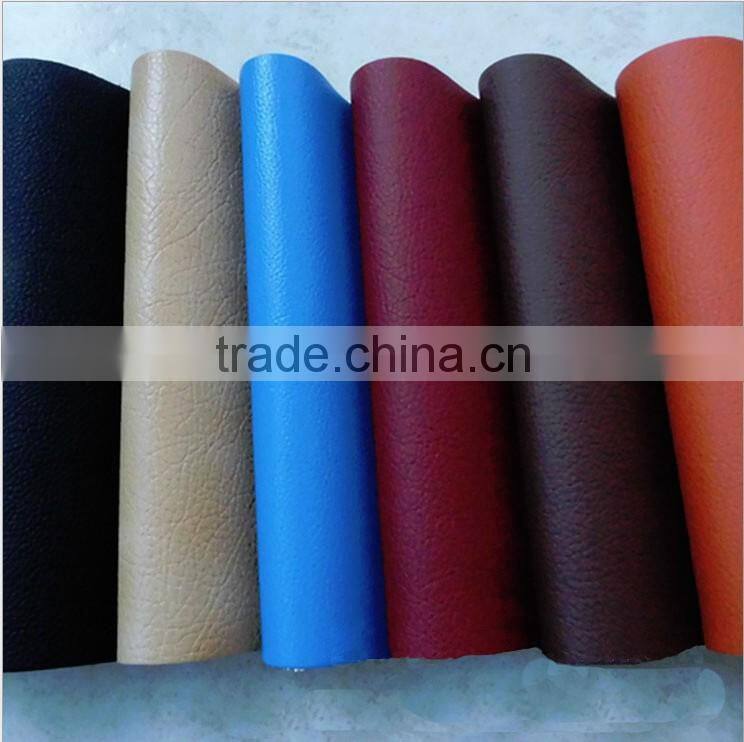 synthetic leather with thick of 0.8mm-2.0mm Pu Microfiber Leather for car seat safo shoes