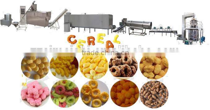 (Skype/Wechat: hnlily07) snack food machinery extruder/most popular puffed corn wheat snacks food extruder