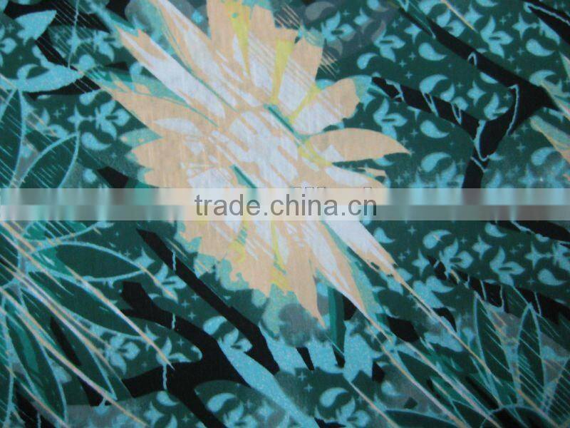 100 cotton jersey fabric printed