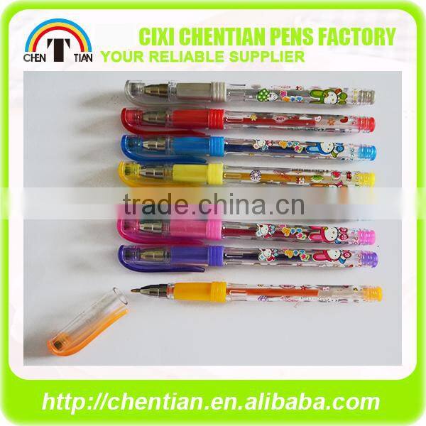 Alibaba China Supplier Colorful Glitter Ink Pen