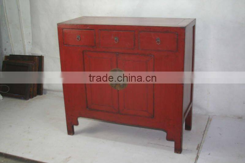three drawer two door tibet cabinet