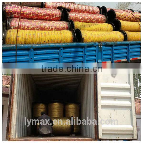 8 inch discharge rubber hose pipeline with loose flanges for dredging