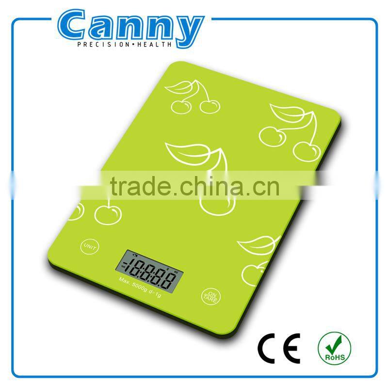 Kitchen scale 5kg capacity precise with 1 gram graduation