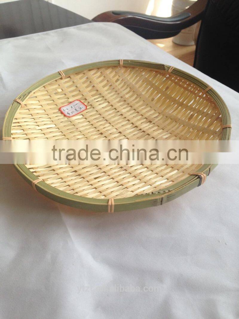 Round Rattan Bamboo Fruit Basket For Kitchen-Ware In Vietnam
