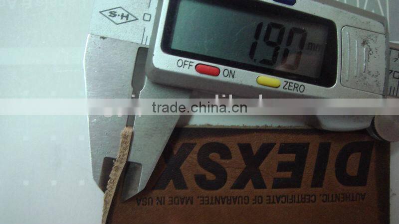 2014 hot sale color embossed jeans real leather patches