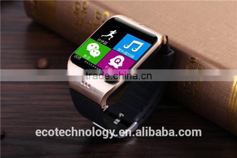 CE ROHS LG118 Bluetooth Smartwatch SIM /TF Card HD Touch Screen with Camera Built in NFC Mate for Android and Iphone cellphone