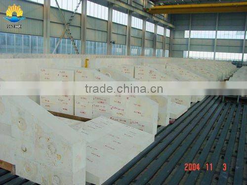 fire brick prices fused cast azs blocks for glass furnaceTY-41#