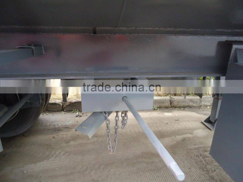 Factory supply 3 axle tanker aluminium alloy fuel tank trailer