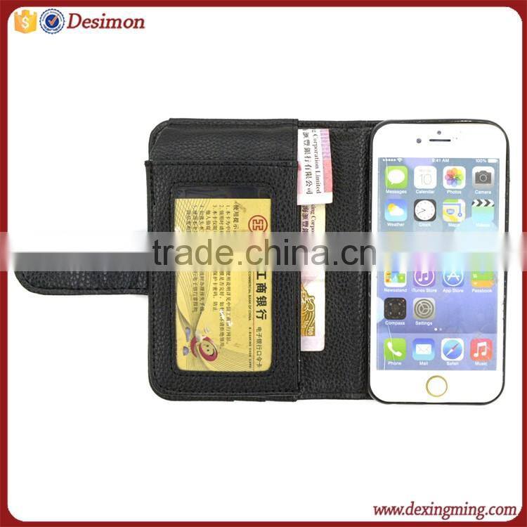 Luxury wallet leather case for iphone6, for apple 6 designer case in cheap prices