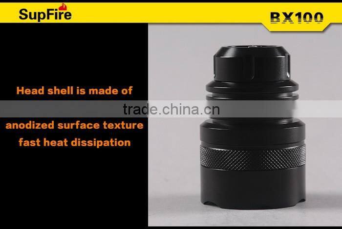 BX100 flashlight XML2 T6 LED long tactical camping torch self defense rechargeable 18540 batteries emergency flash light