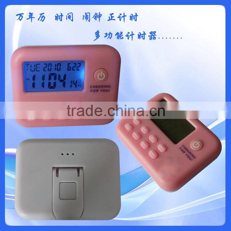 Large LED backlight programmable digital electronic timer