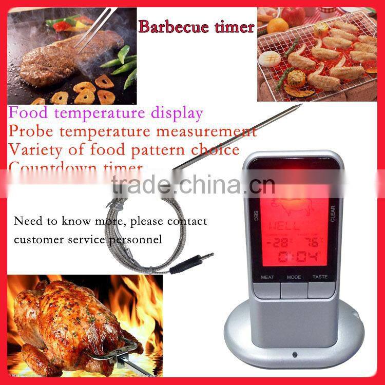 Temperature Alarm Function Barbecue Meat Thermometer