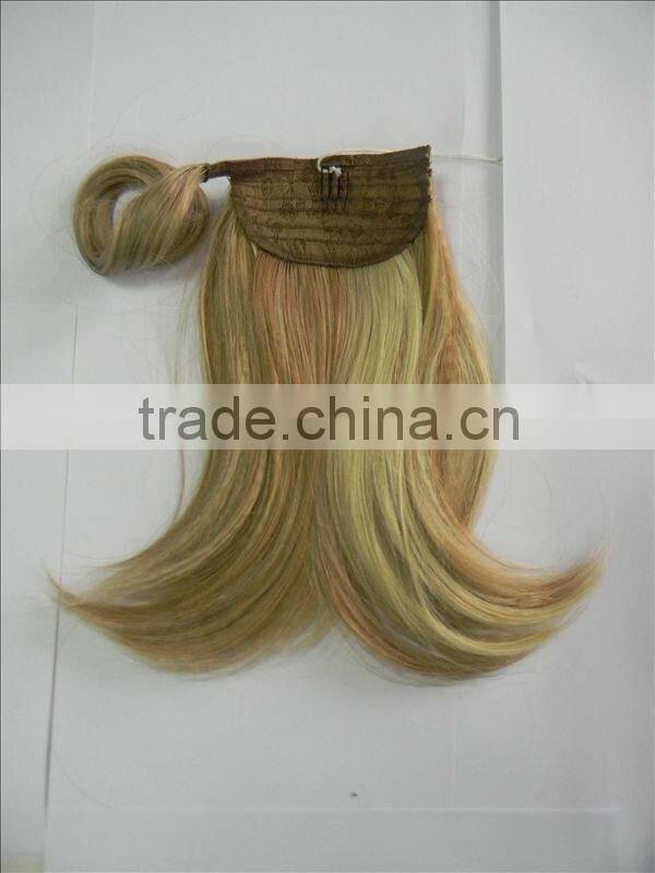 Synthetic Hairpiece pony tail Hair Extension