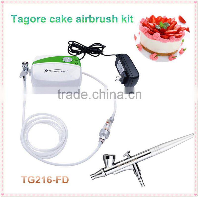 Tagore TG216-FD Cake Decoration Airbrush Kit with Mini Compressor