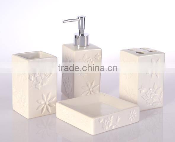 Artificial stone Bathroom Bath Accessories set/stone bathroom accessories/Tumbler/Soap dispenser/Soap dish/Toothbrush hold