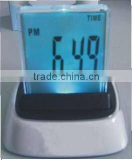 colorful cube digitals alarm clock with calendar